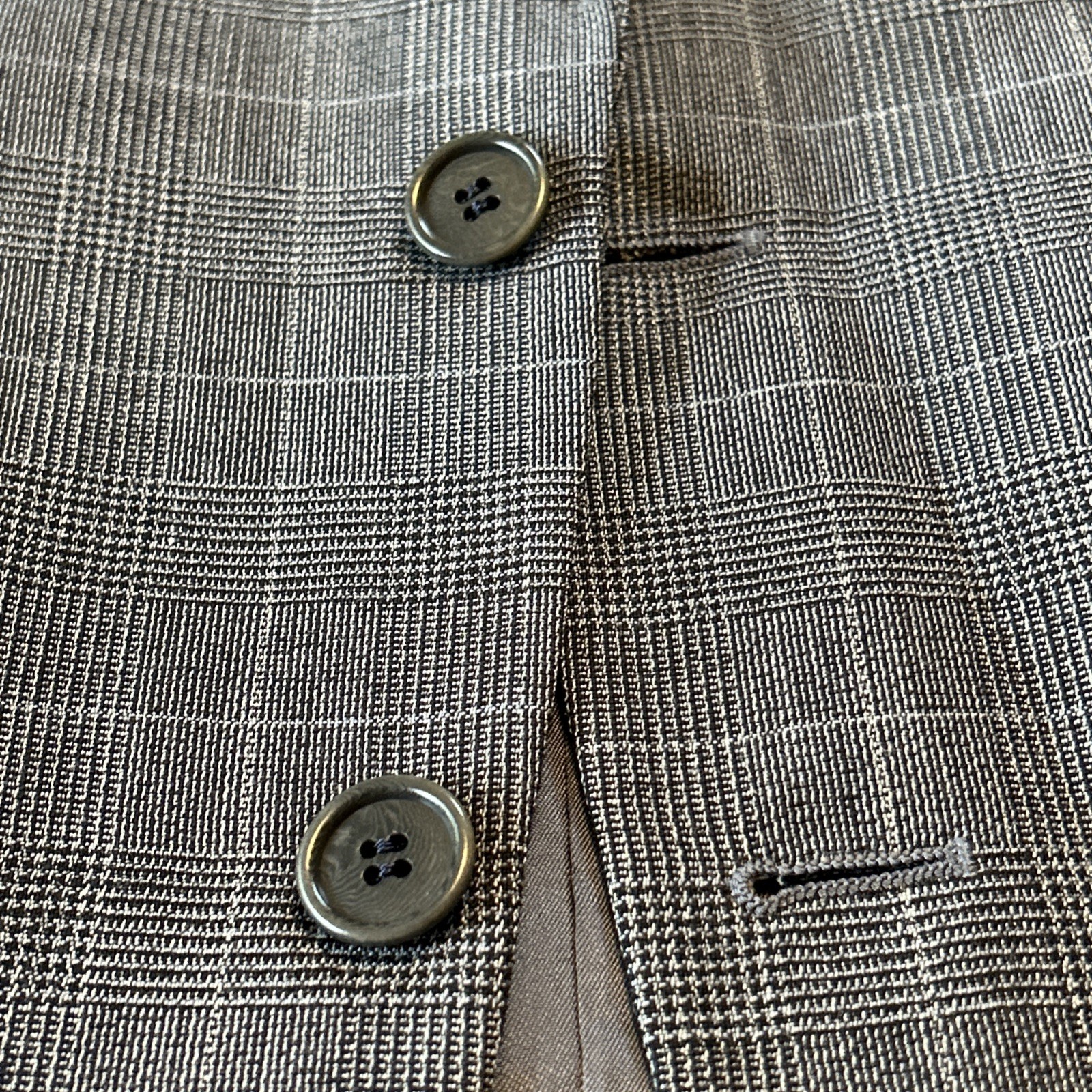 San Romeo Made In Italy Suit Gray Pattern Fine Merino Wool