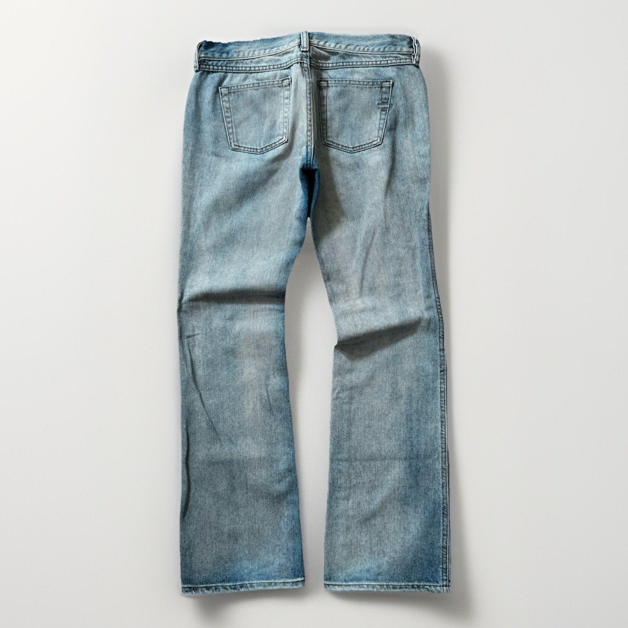 Made In Italy Diesel Lowrise Bootcut Gray/Pink Denim Jeans Size 29
