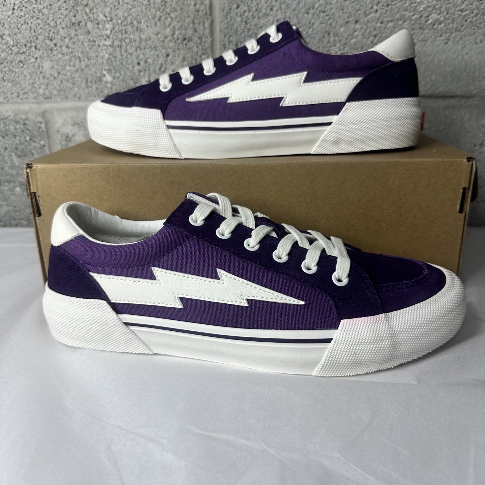 Revenge X Storm Vol. 2 Low Top Sneakers in Black Violet White MEN’S Sz 8