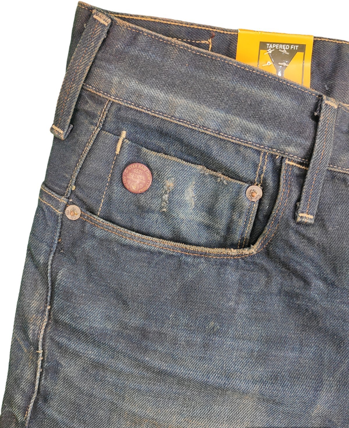 G-Star Raw Type C 3D Loose Tapered Fit Denim Jeans Dark Aged Size W29 L32