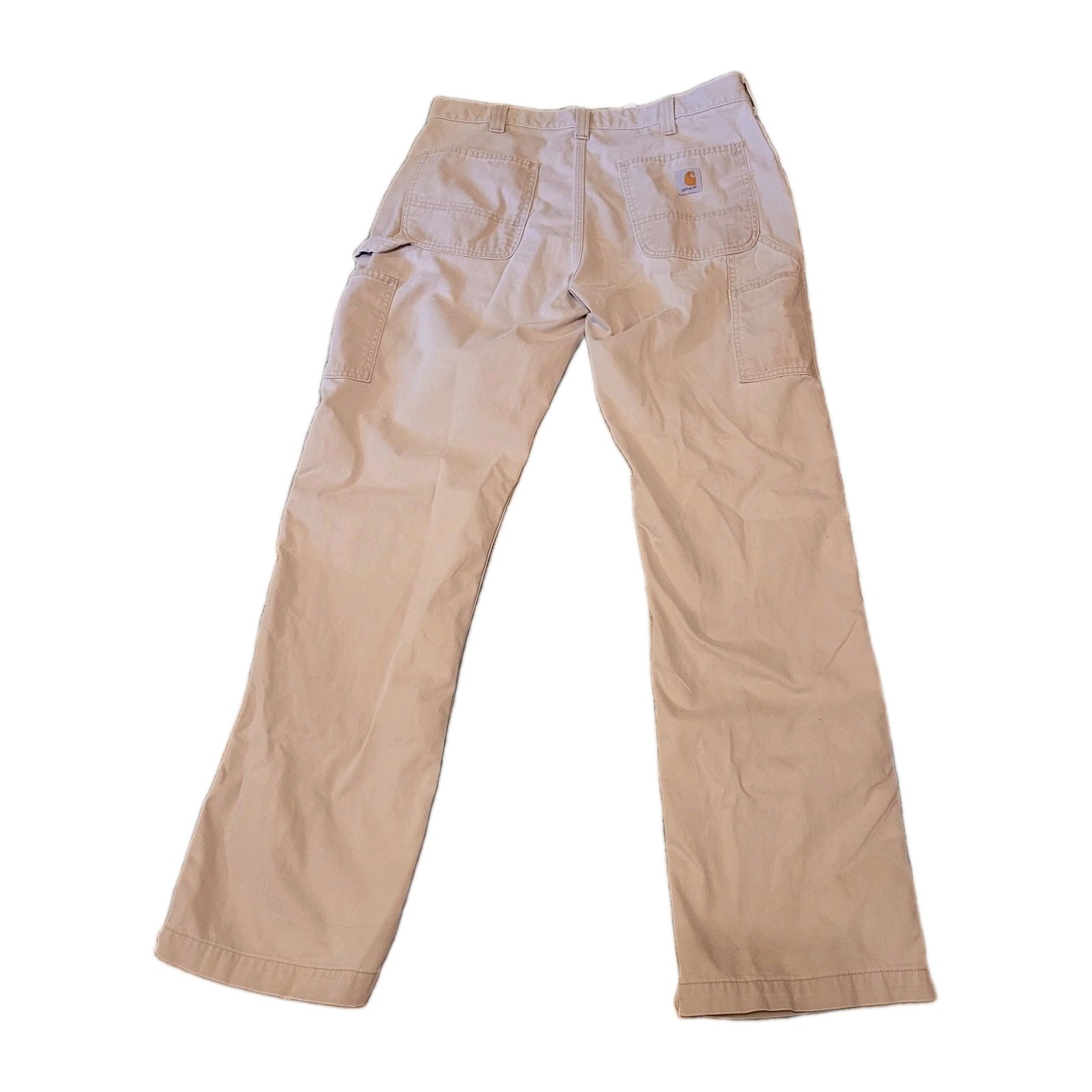 Carhartt B324 FDK Men’s Relaxed Fit Canvas Work Pants Beige Cotton 36×34