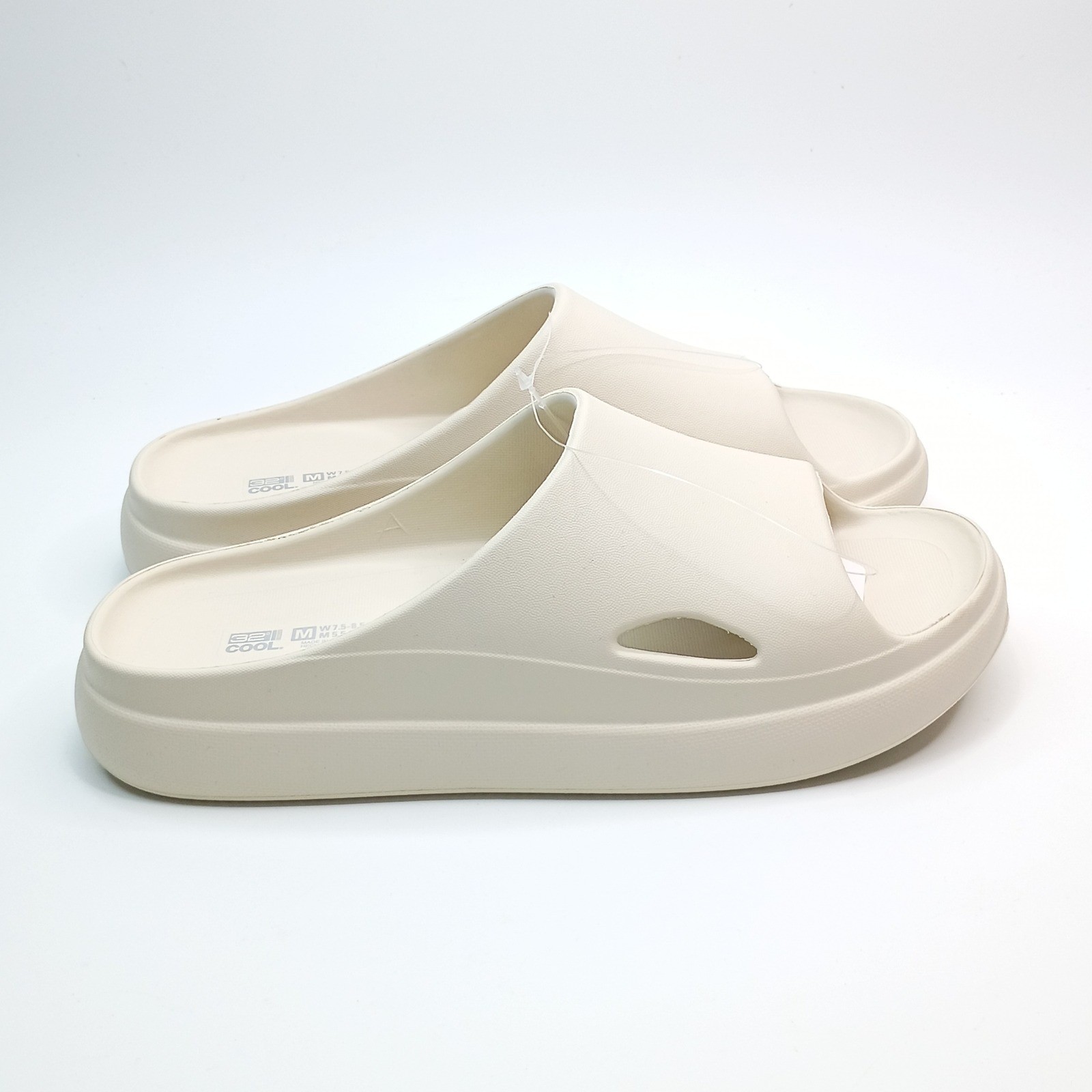 32 Degrees Cushion Slide Women Size S 6-7 Tan EVA Lightweight Sandals