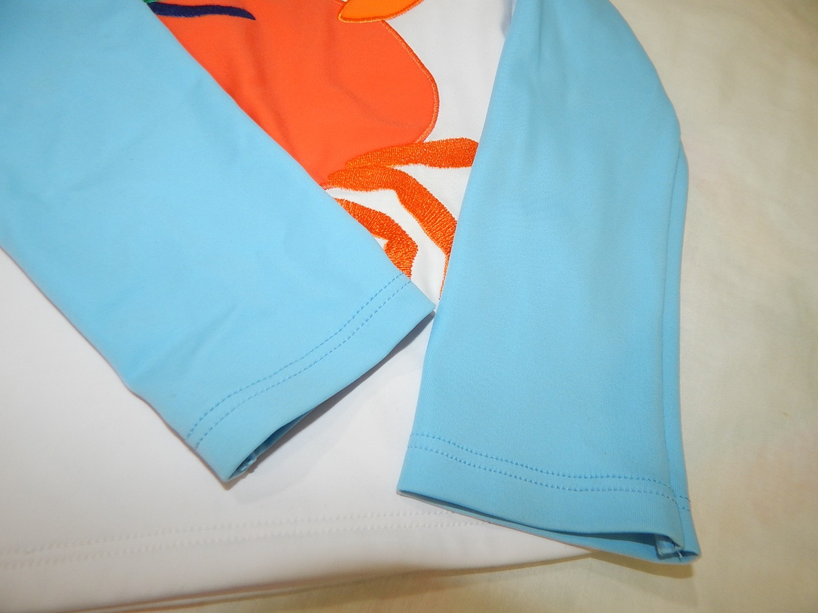 Mini Baby Boden Boys 2-3 Years 40+SPF CRAB Sun Shirt Rash Guard Very nice worn 2