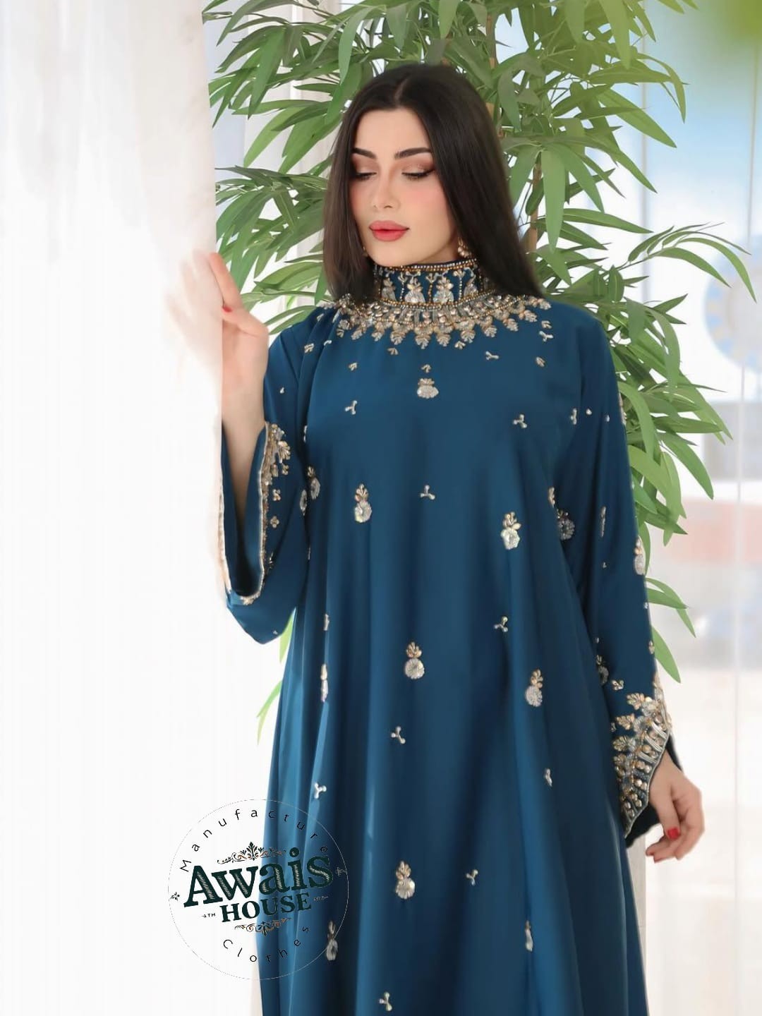 2025 Muslim Abaya Caftan Modest Islamic Clothing Prayer Kaftan Long Sleeves