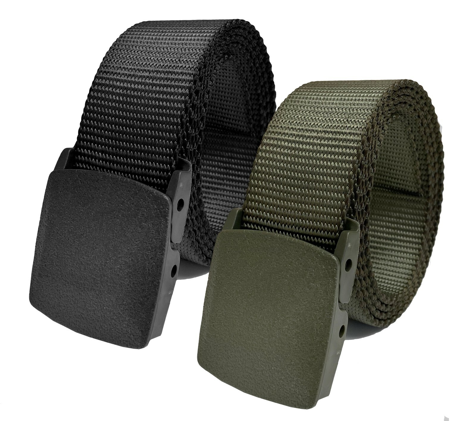 Build A Belt Men’s 1.5″ Heavy Duty Plastic Cam Buckle with Adjustable Nylon Belt