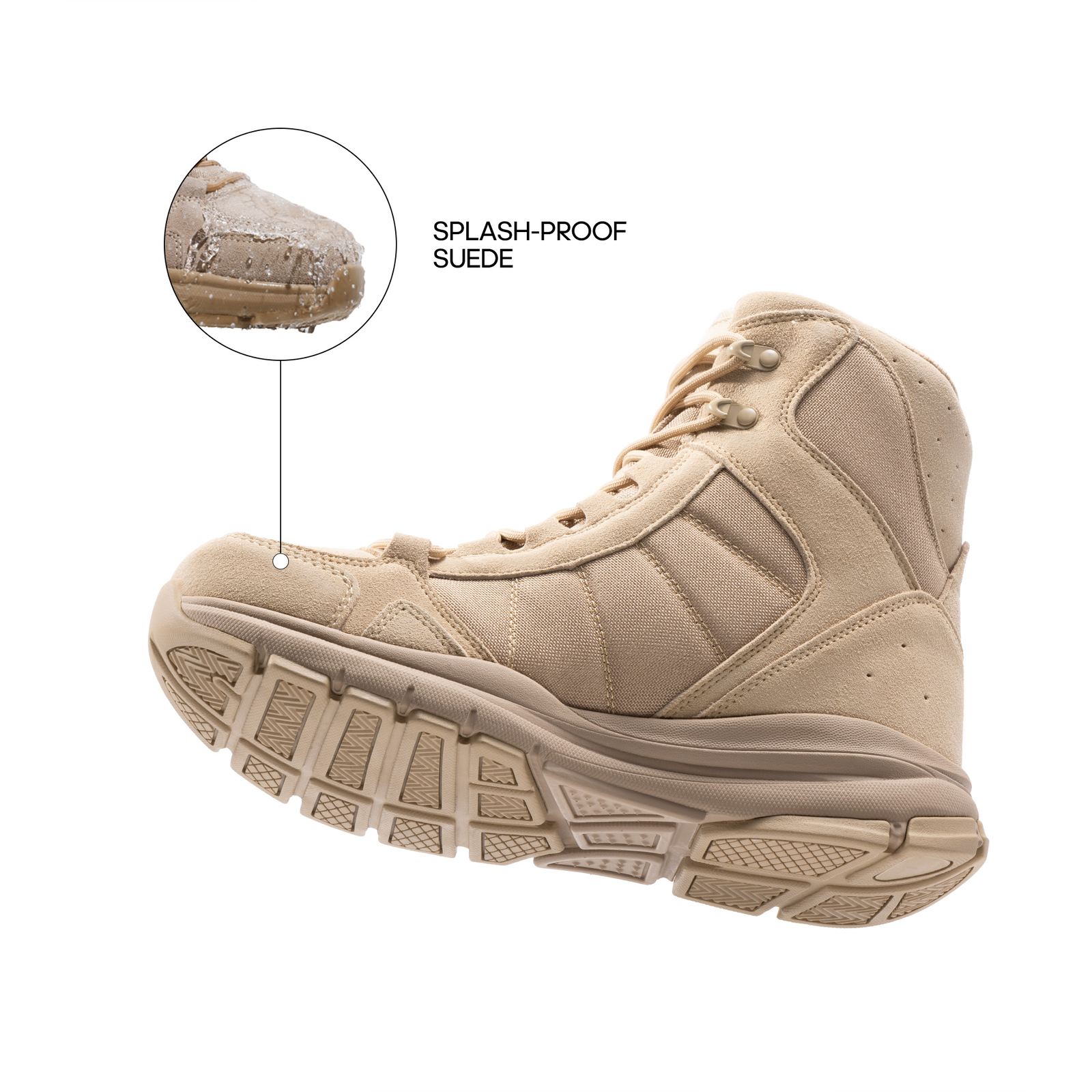 Men’s Lightweight Military Tactical Work Boots Outdoor Motorcycle Combat Boots