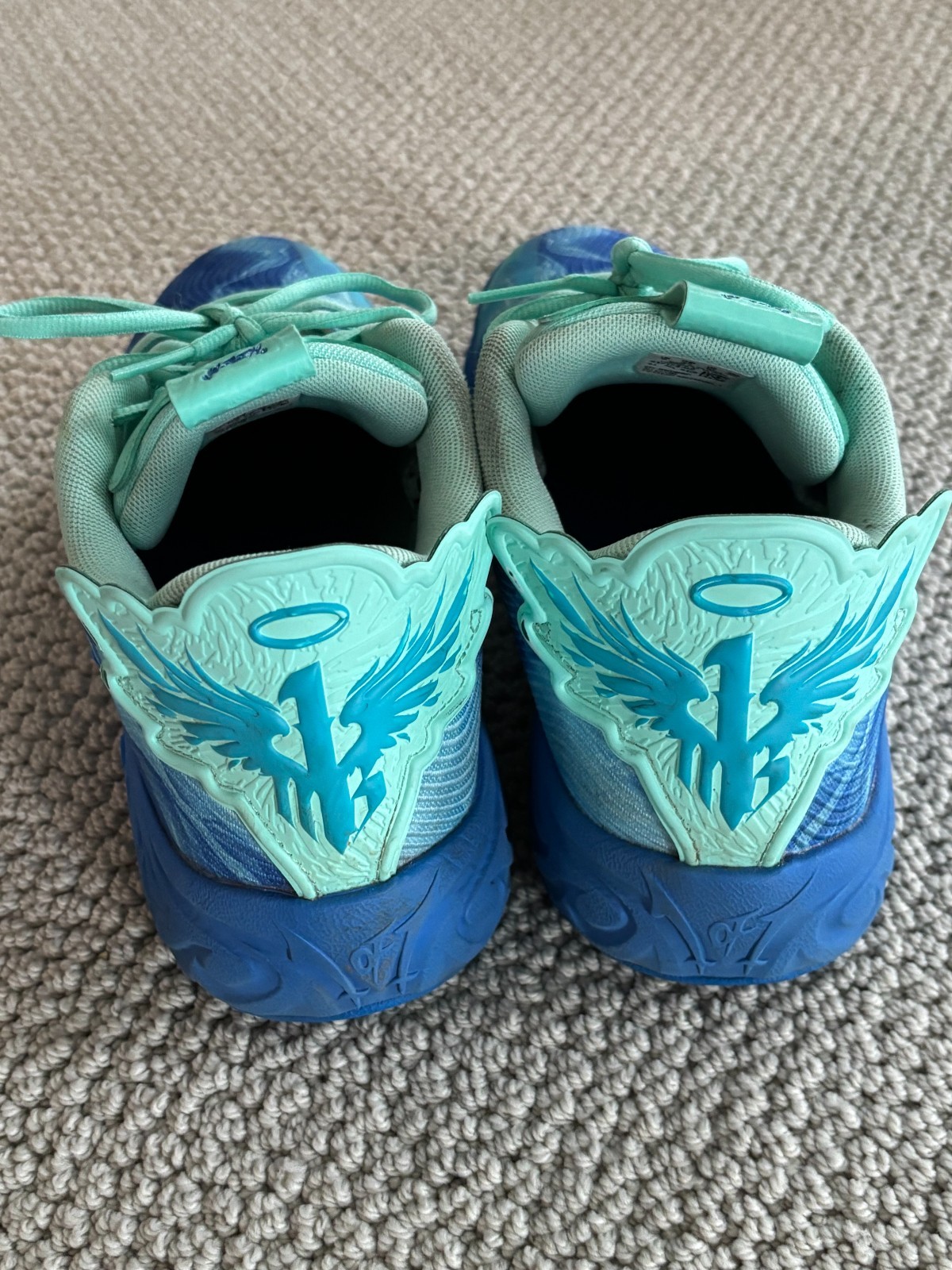 PUMA X Lamelo Ball Mb.04 Lo Team Basketball Sneakers Shoes Ultra Blue Mens 10