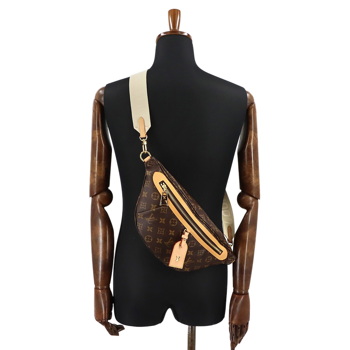 LOUIS VUITTON Monogram High Rise Body Bag Brown M46784 90322580