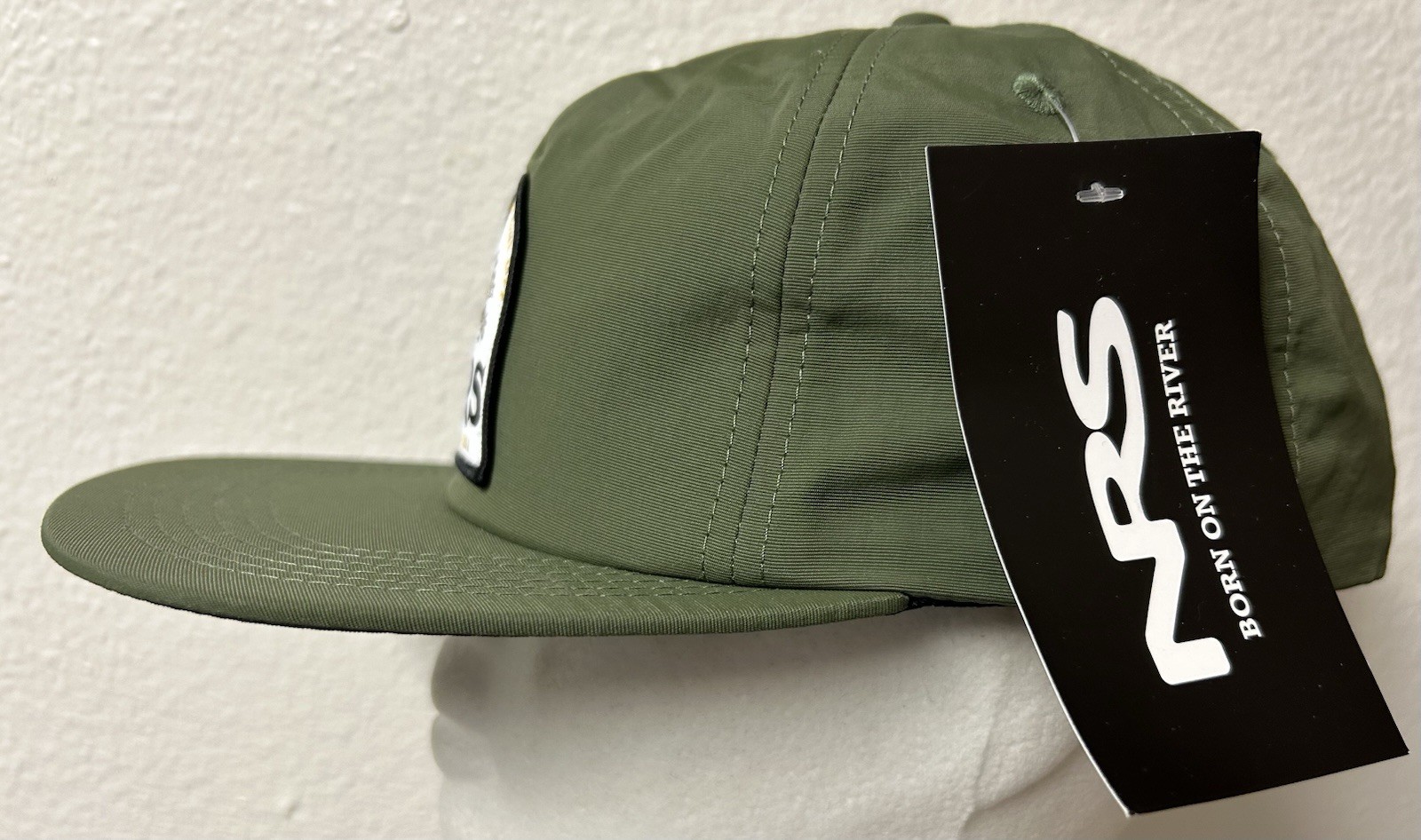NWT NRS Fly Fishing Rafting Snapback Hat First One On Last One Off Idaho USA