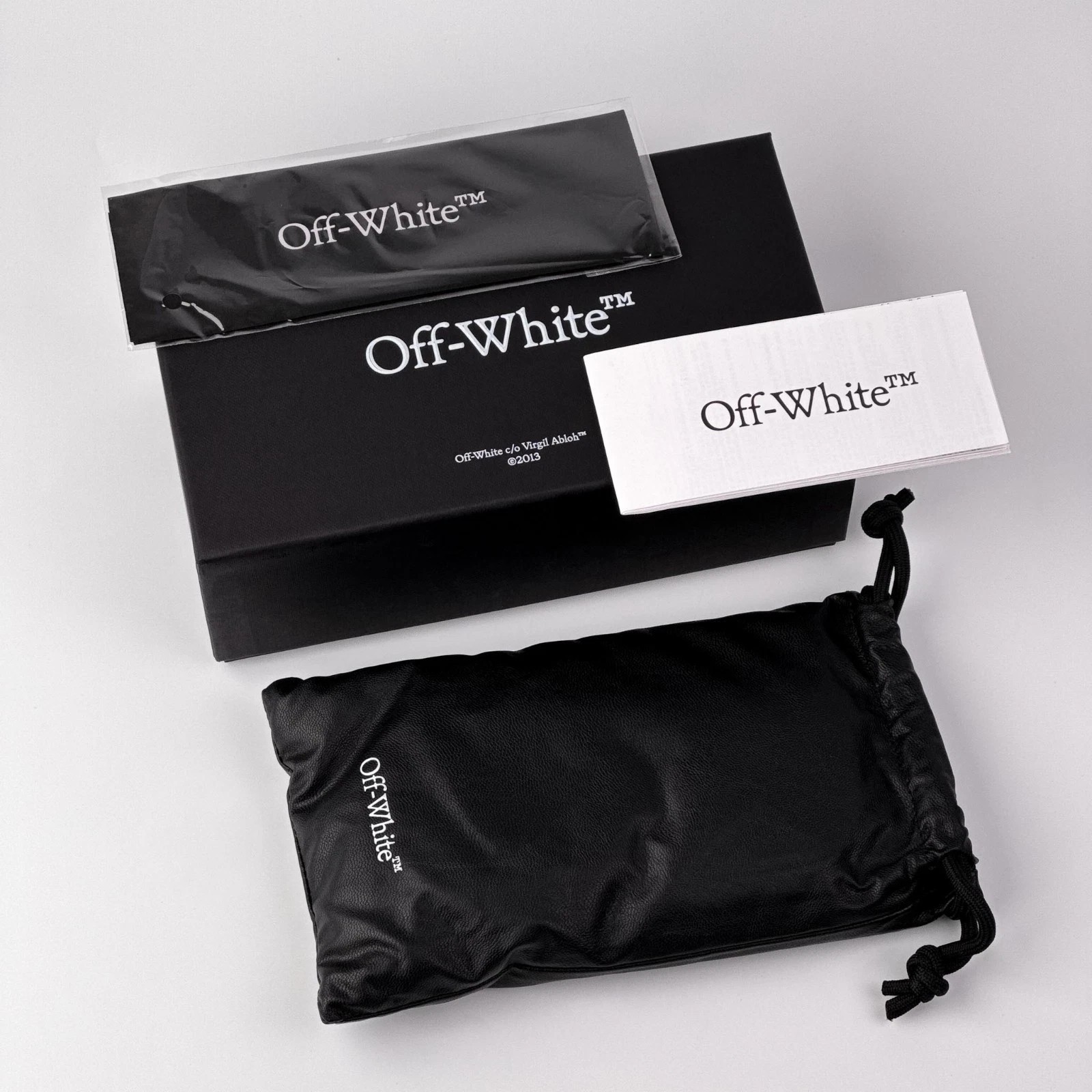 Off-White Men Sunglasses Black Pink Square OERI008 VIRGIL 1030 NEW AUTHENTIC