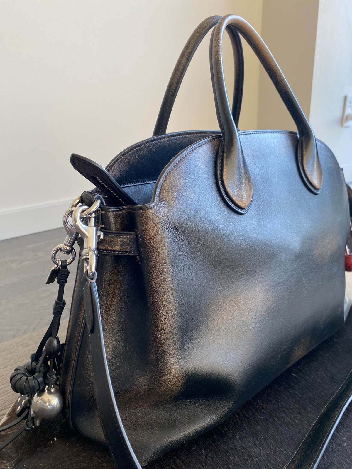 Coach Soft Empire Carryall Bag 40 In Loved Leather