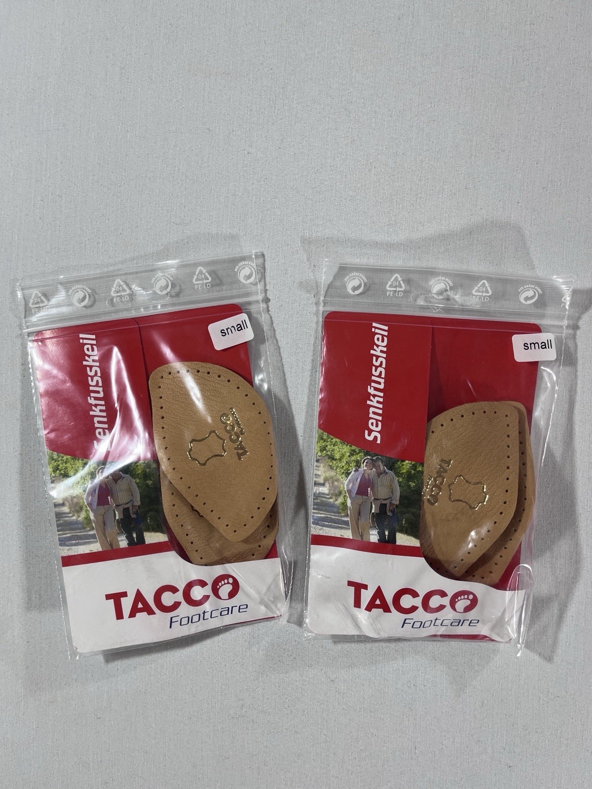 TACCO Footcare Leather Insoles Heel Inserts