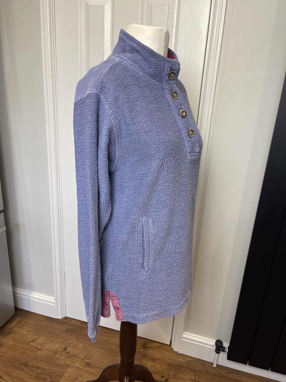 DEAL Womens Size Medium Lilac Purple Pullover Jumper 100% Cotton