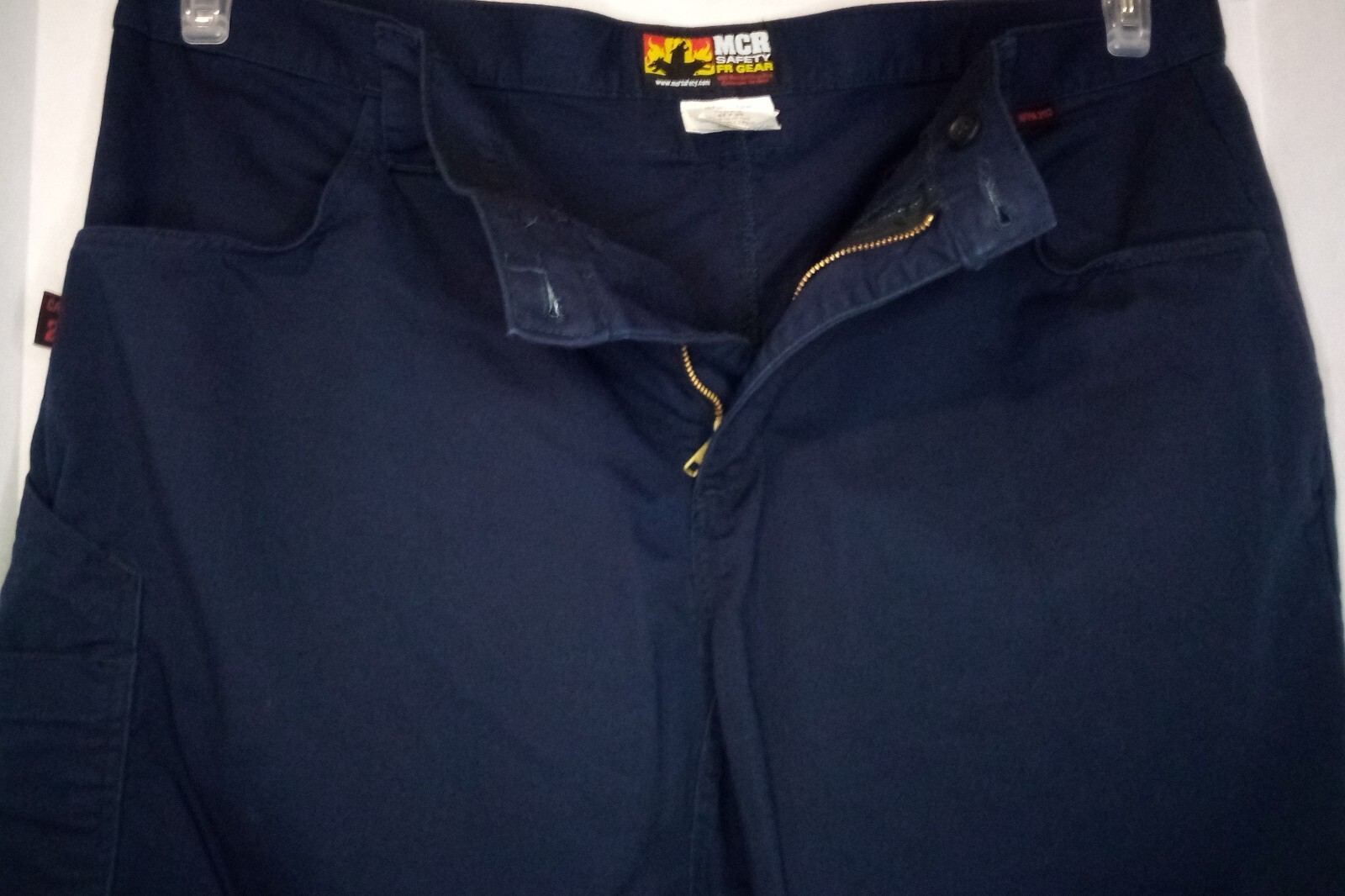 MCR Safety FR Gear NFPA 2112 Cat 2 Men 42×30 Utility Work Pants Navy Style PT2N