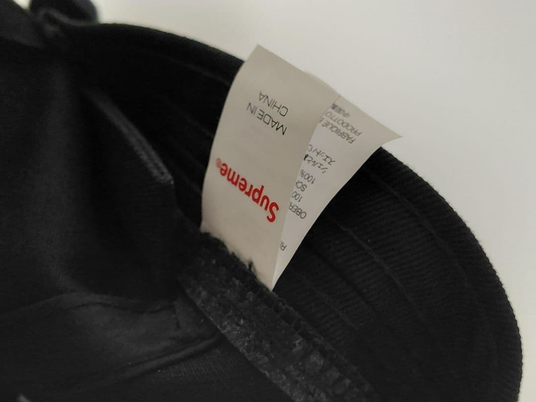 FW22 Supreme Sponsors 6-Panel Cap in Black [Adjustable/VG] Limited From JAPAN