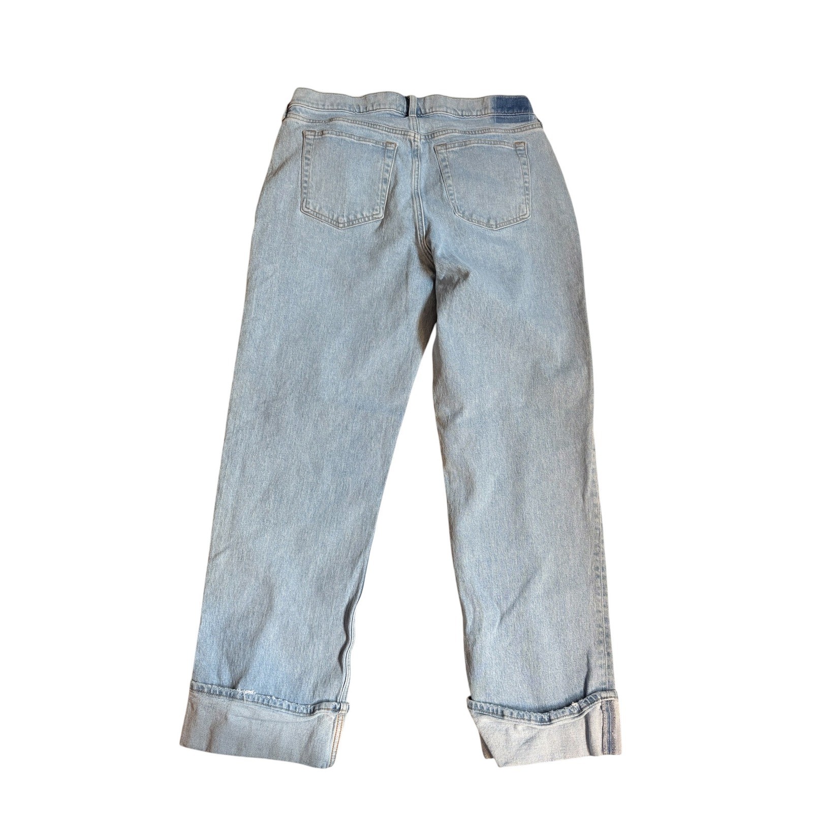 Abercrombie & Fitch The Baggy Low Rise Jeans Light Wash 32 14L Wide Leg