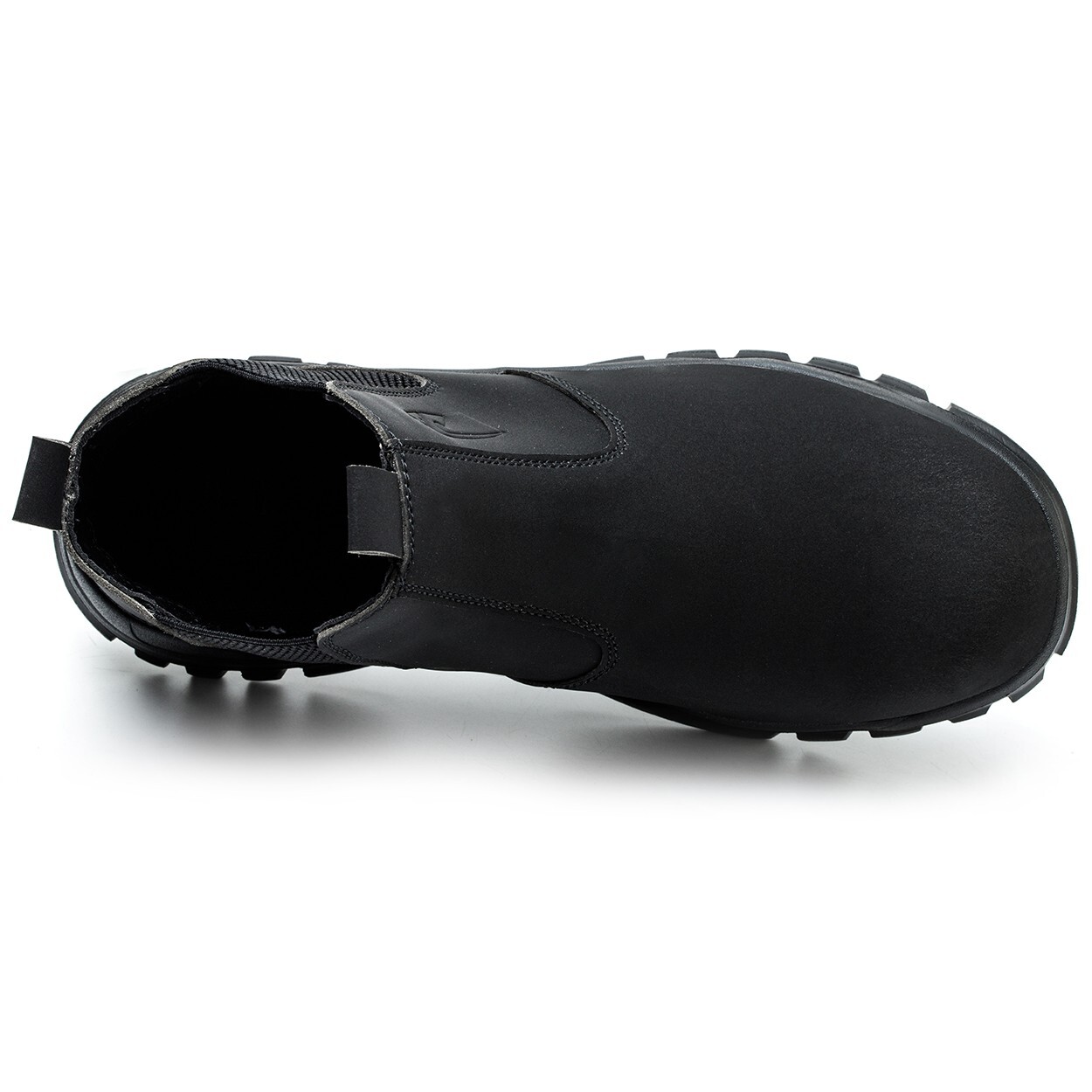 Leather Safety Shoes Slip On Work Boots Steel Toe Shoes Water Resistant Comfort