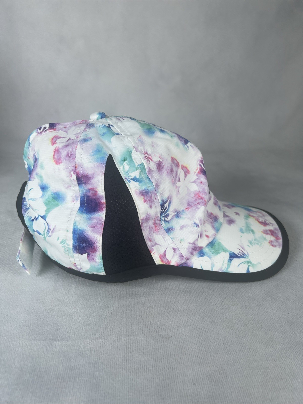 Hurley Ponytail Strapback Hat Multicolor One Size Adjustable Floral Breathable