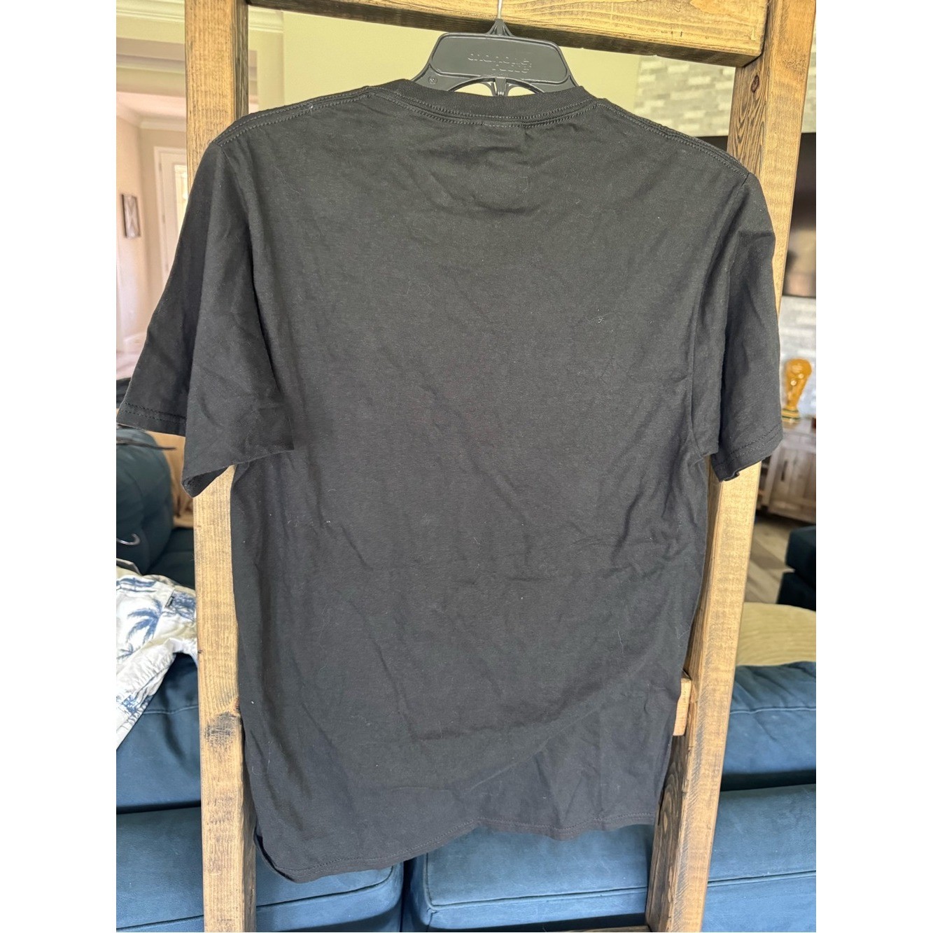 MTV Black Tee with Multicolor Floral Logo