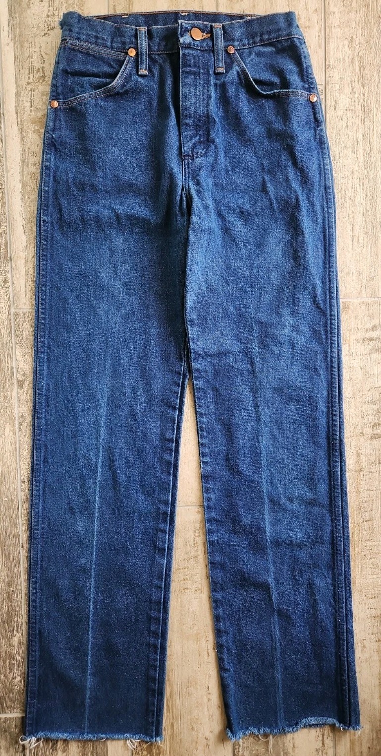 Vintage Wrangler Cowboy Cut Jean 13MWZ 27×32 USA MADE
