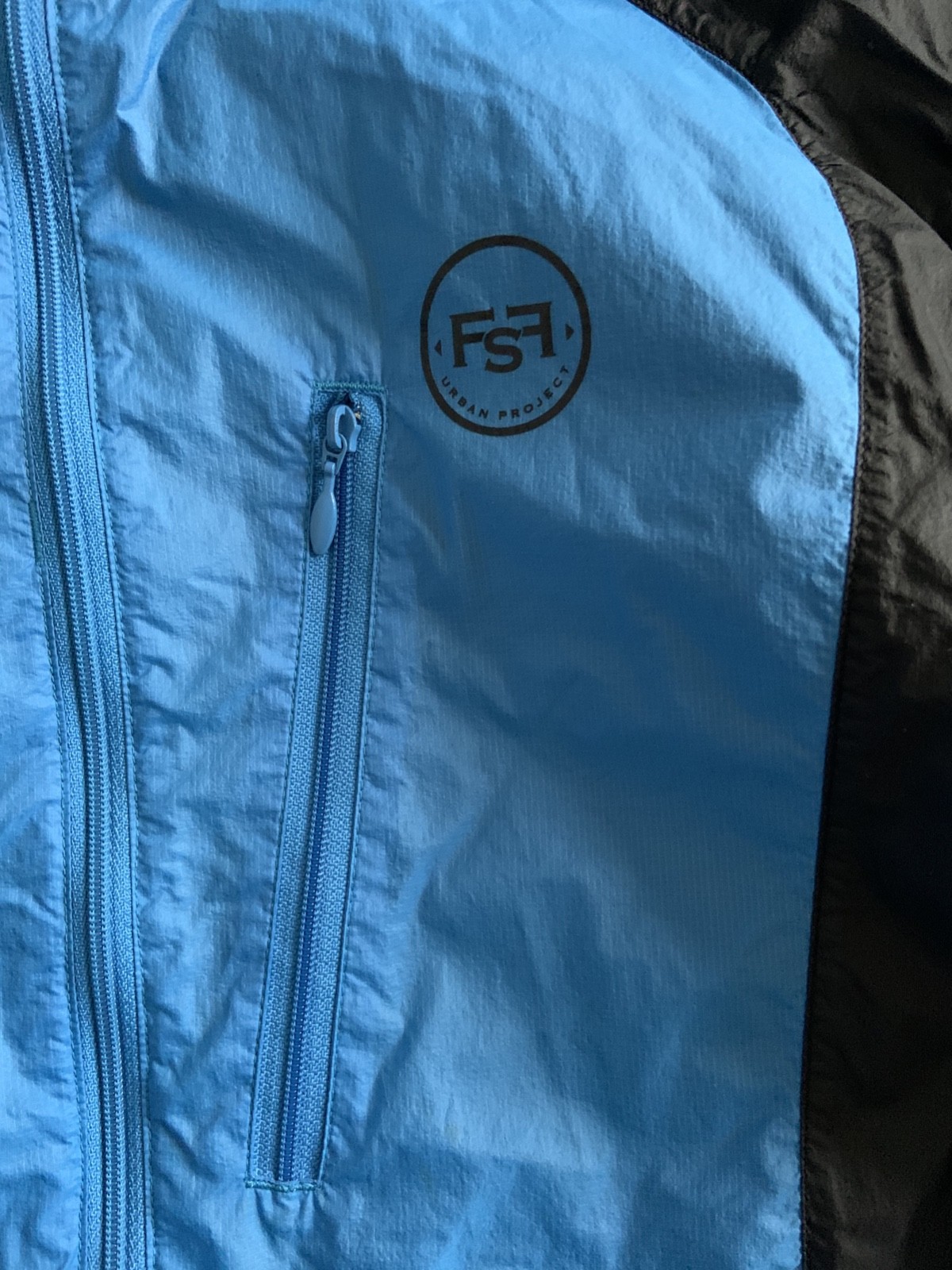 FSF Urban Project FYI SOPH. Fragment Design Windbreaker L Blue and Black