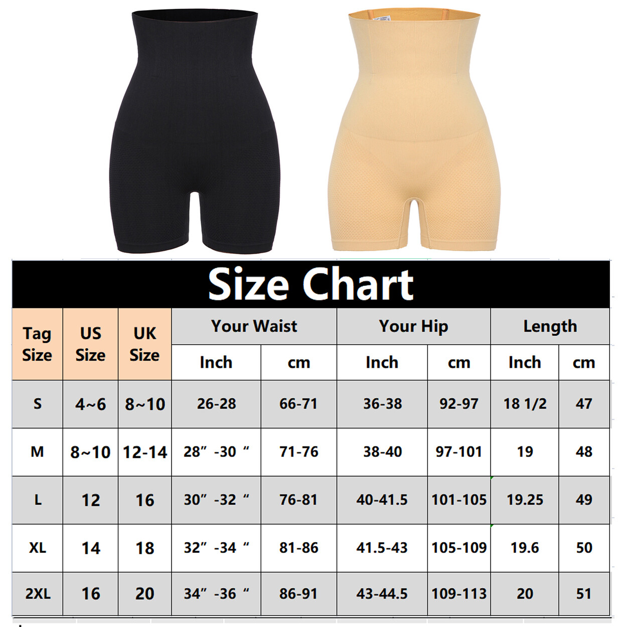 US Fajas Colombianas High Waist Shapewear Tummy Control Body Shaper Girdle Pants