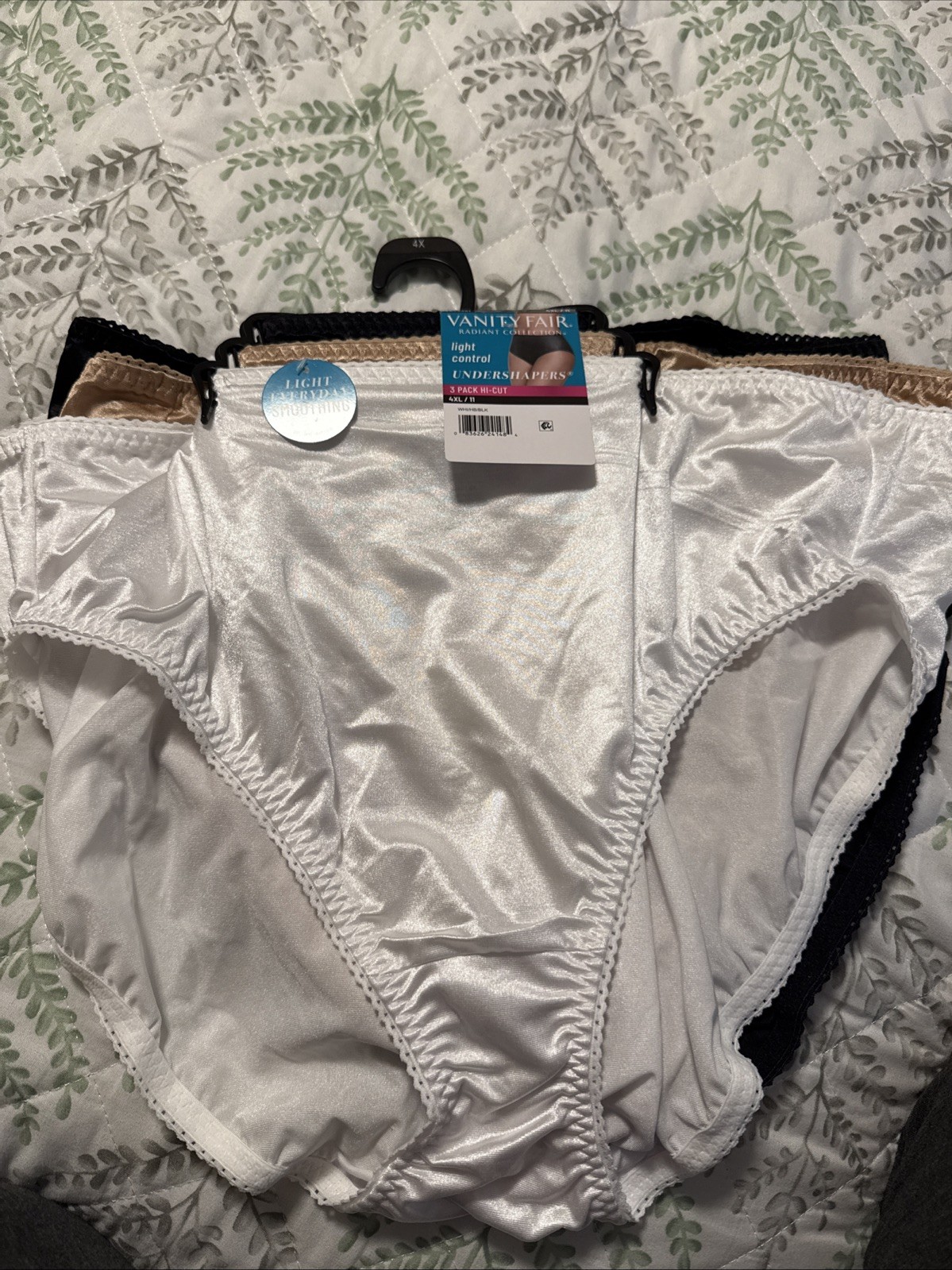 Vanity Fair Women’s 4XL (11) Hi-Cut Light Control Undershapers Briefs Panties