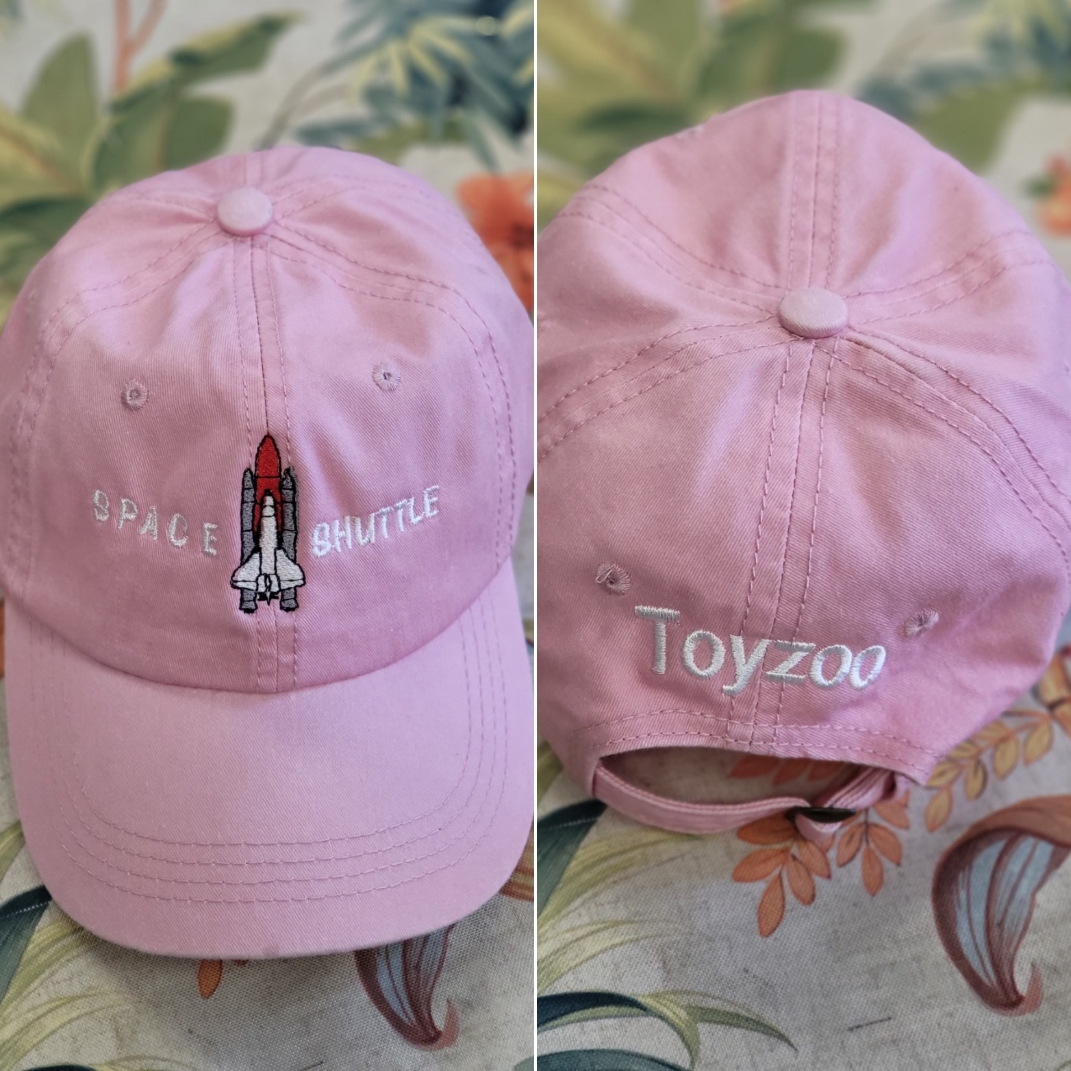 New Space shuttle embroidered dad hat, Spaceship rocket embroidered dad hat cap
