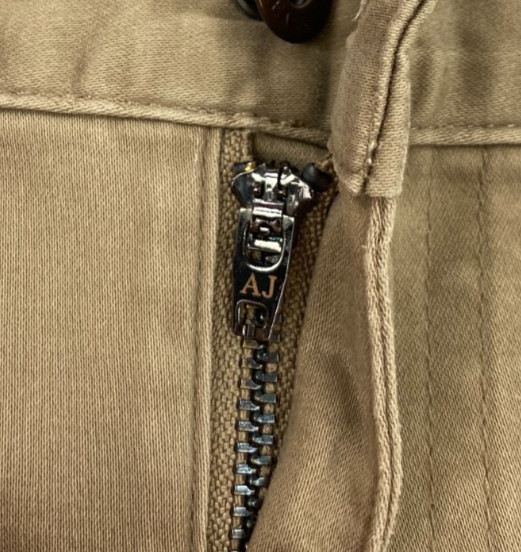 Men’s Dark Sand Armani Jeans Jeans W34 L30 J45 Straight Leg Stretch Chino A/B