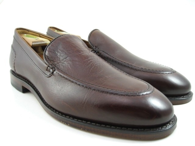 NEW Allen Edmonds “RANDOLPH” Leather VENETIAN Penny Loafers 10 D Mahogany (839N)
