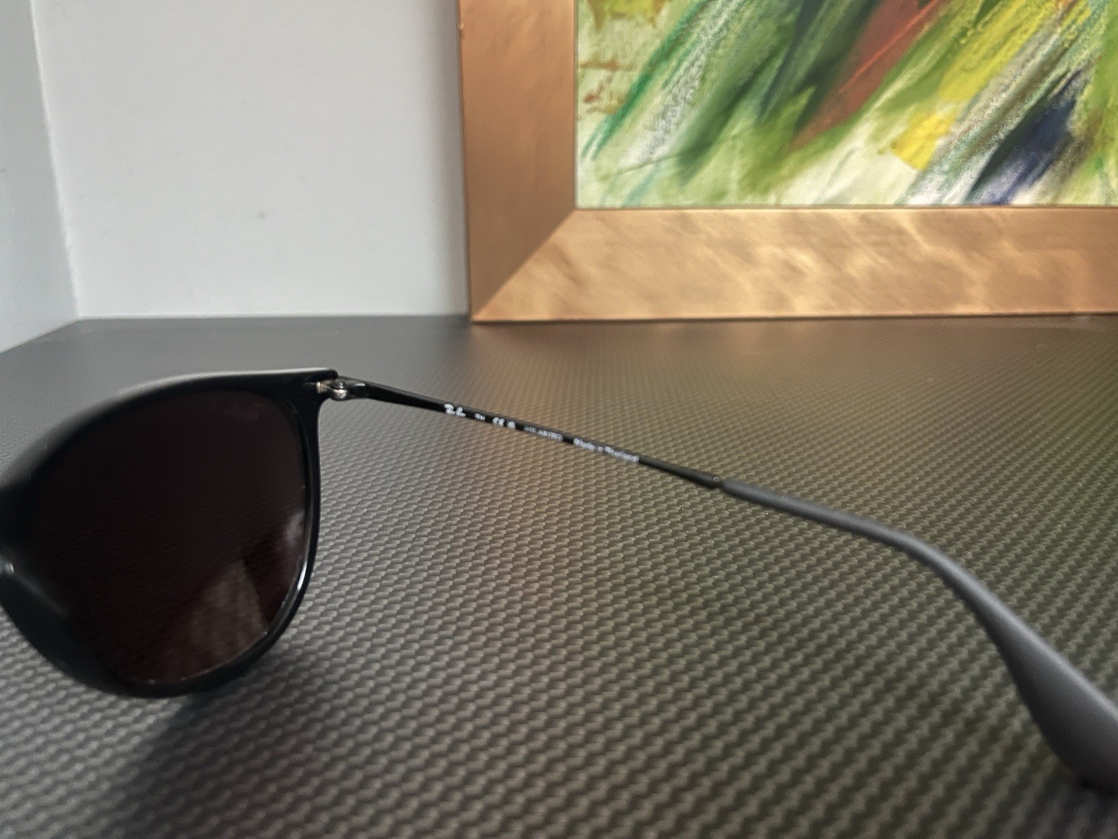 Ray-Ban RB4171 Erika Matte Black/ Grey Polarized Women’s Sunglasses