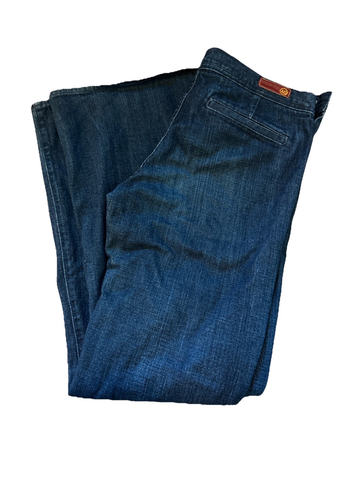 Adriano Goldschmied AG Jeans The Royale Flare Wide Leg Dark Wash Size 31R