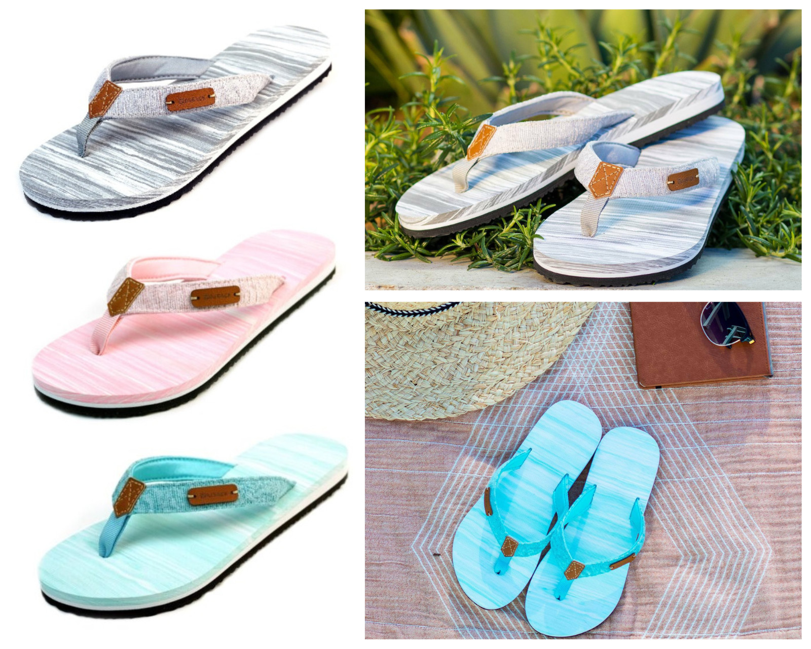 Women’s Kaiback Seaside Beach Flip Flop Outdoor Sandal Comfortable Home Shoe
