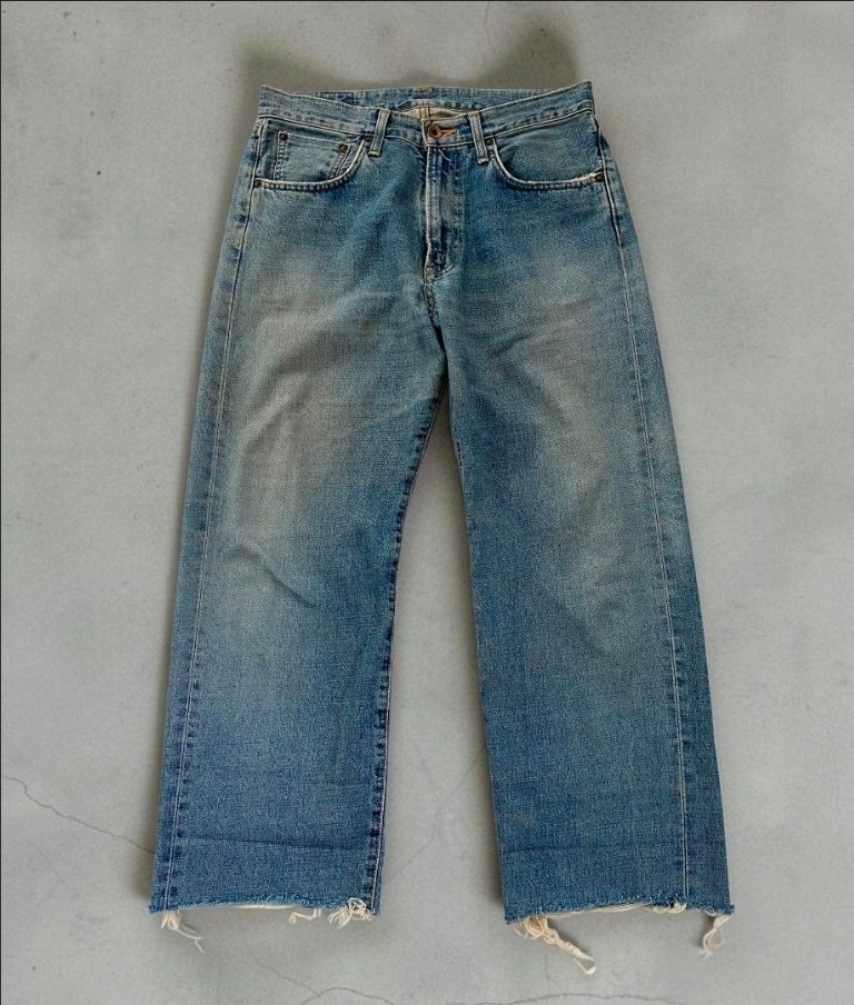 Japanese EDWIN 505X Selvedge Denim Jeans W30 Vintage Fade