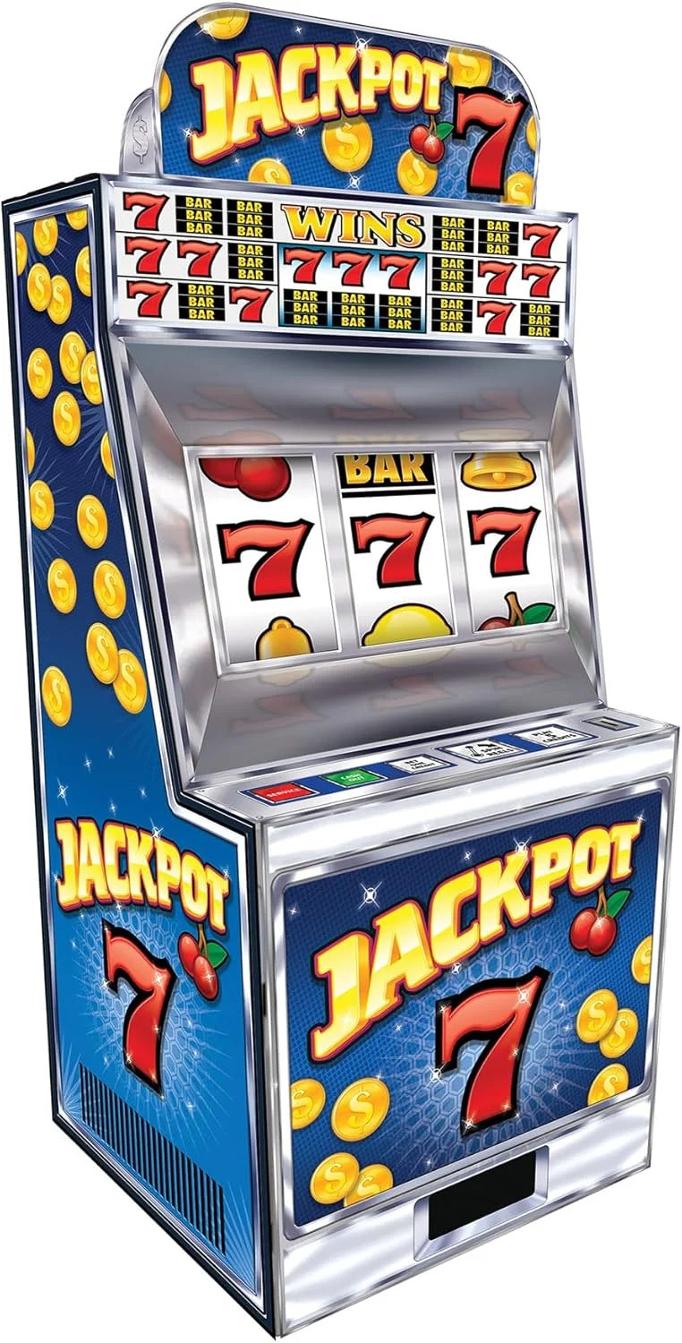 3D Slot Machine Stand Up Decoration – 12.75′ – Multicolor