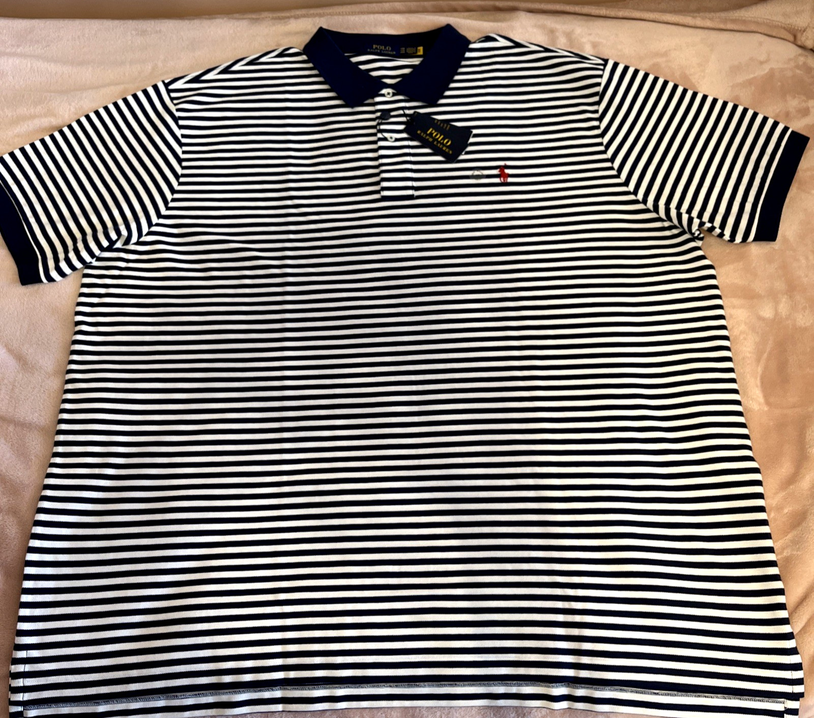Men’s Polo Ralph Lauren Big & Tall Classic Cotton Short Sleeve Shirt.