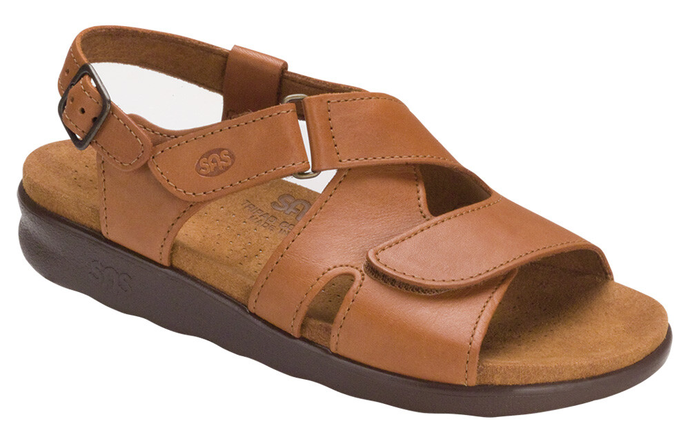 SAS Shoes Women’s Huggy Sandal Caramel Many Sizes & Widths