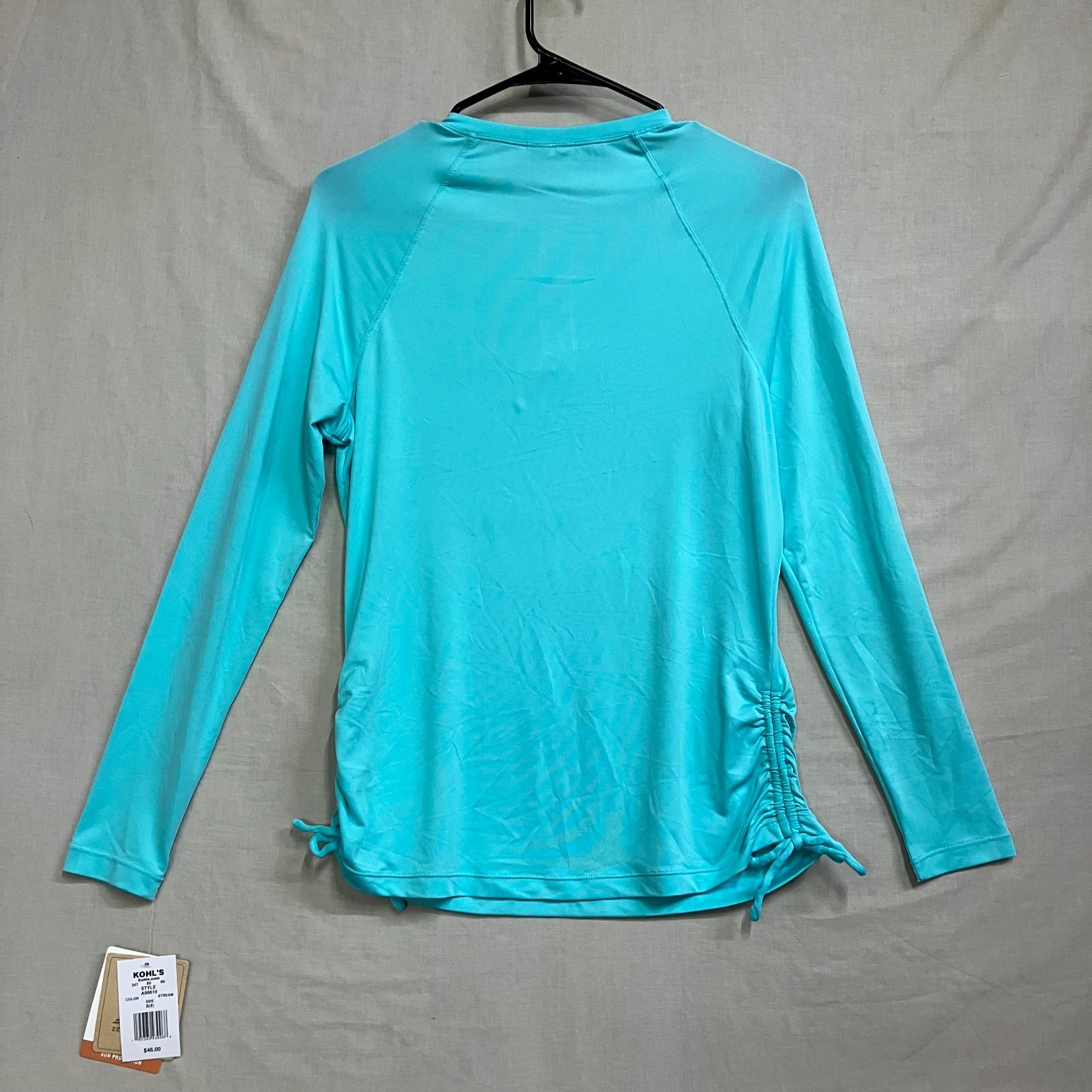 ZeroXposur Sun Protection Top Women’s Small Stream Long Sleeve Raglan UPF 30+