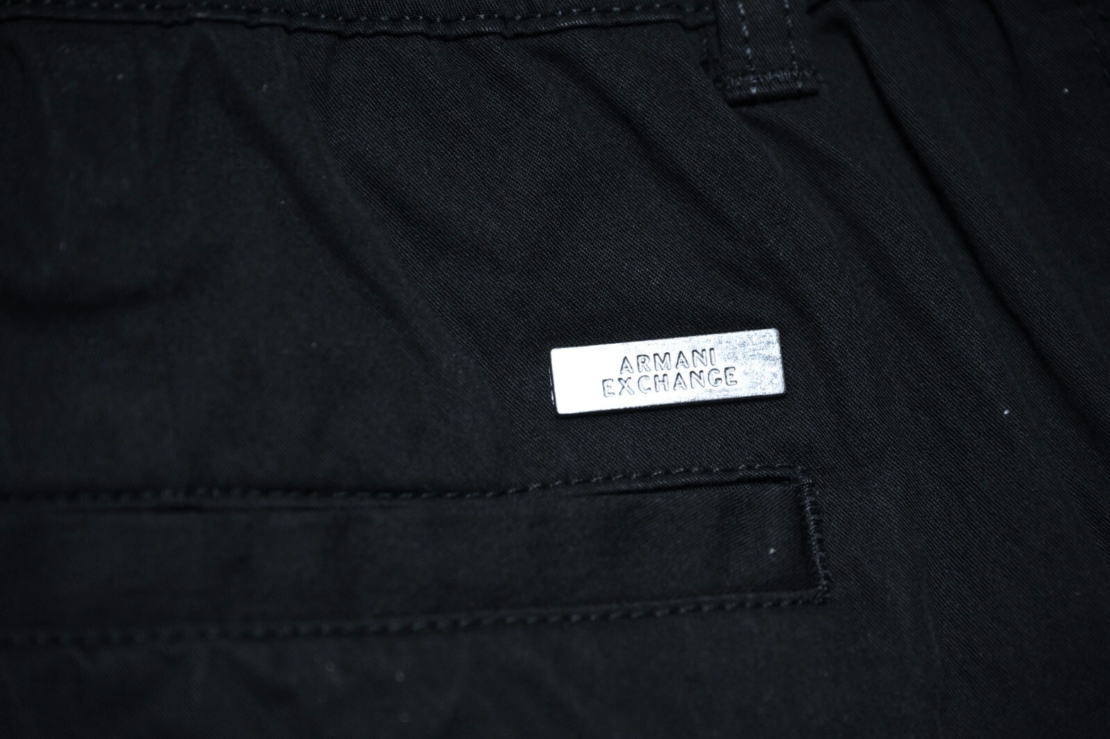 Armani Exchange A|X $160 Men’s Stretch Cotton Dark Blue Cargo Pants 32