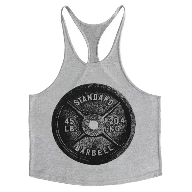 Mens Gym Stringer Tank Top Cotton Sleeveless Bodybuilding Workout Shirt Fit