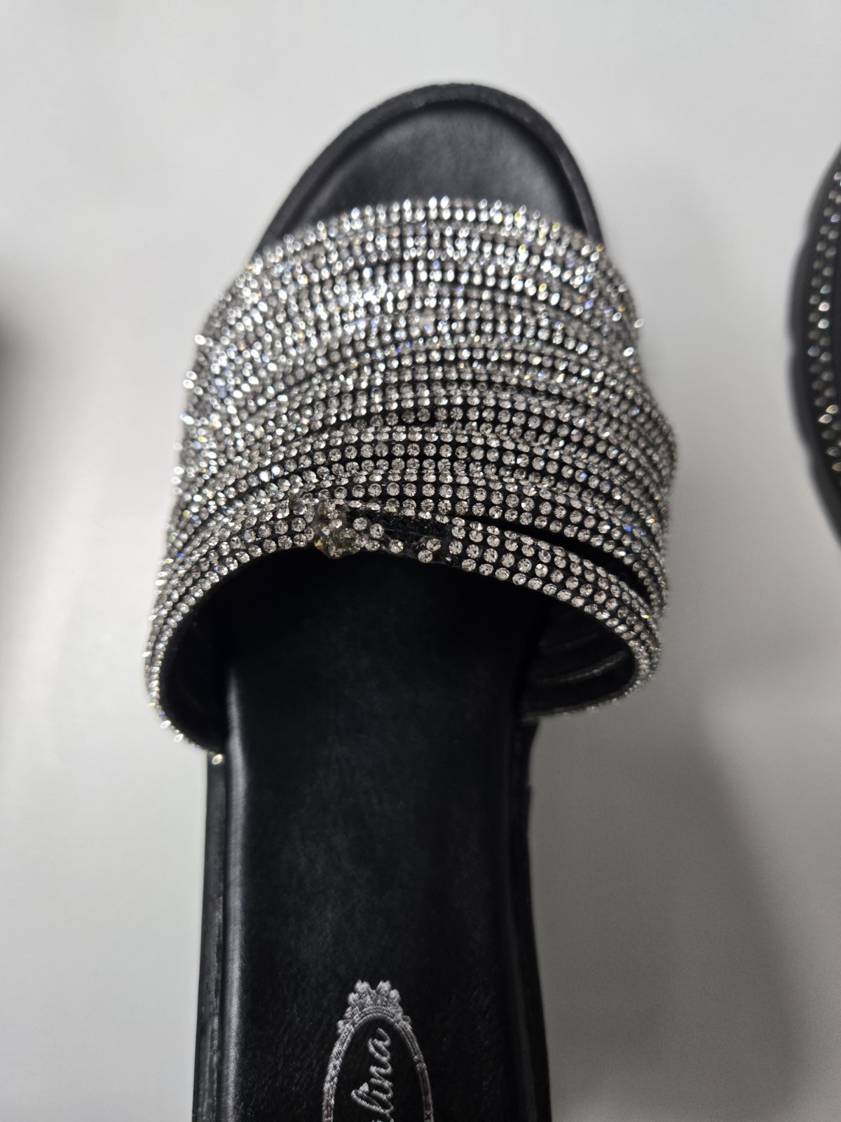 Atalina Ladies Shoes Rhinestone, size 9 , slip on, stylish, comfort, fashionable