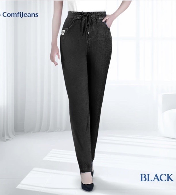 Comfi Jeans Women’s Black 3xl Size Chart Included