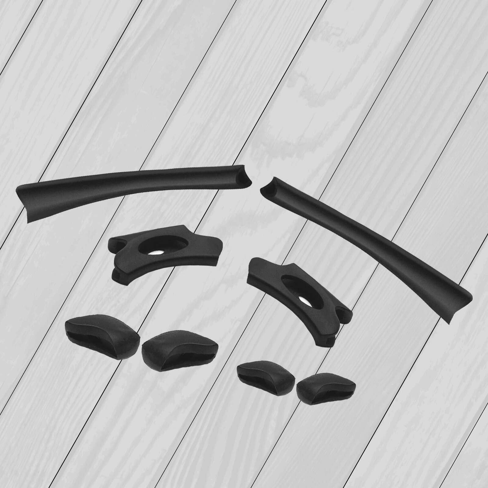 Replacement Rubber Kit Ear Socks Nose Pads for Oakley Flak Jacket XLJ OO9009