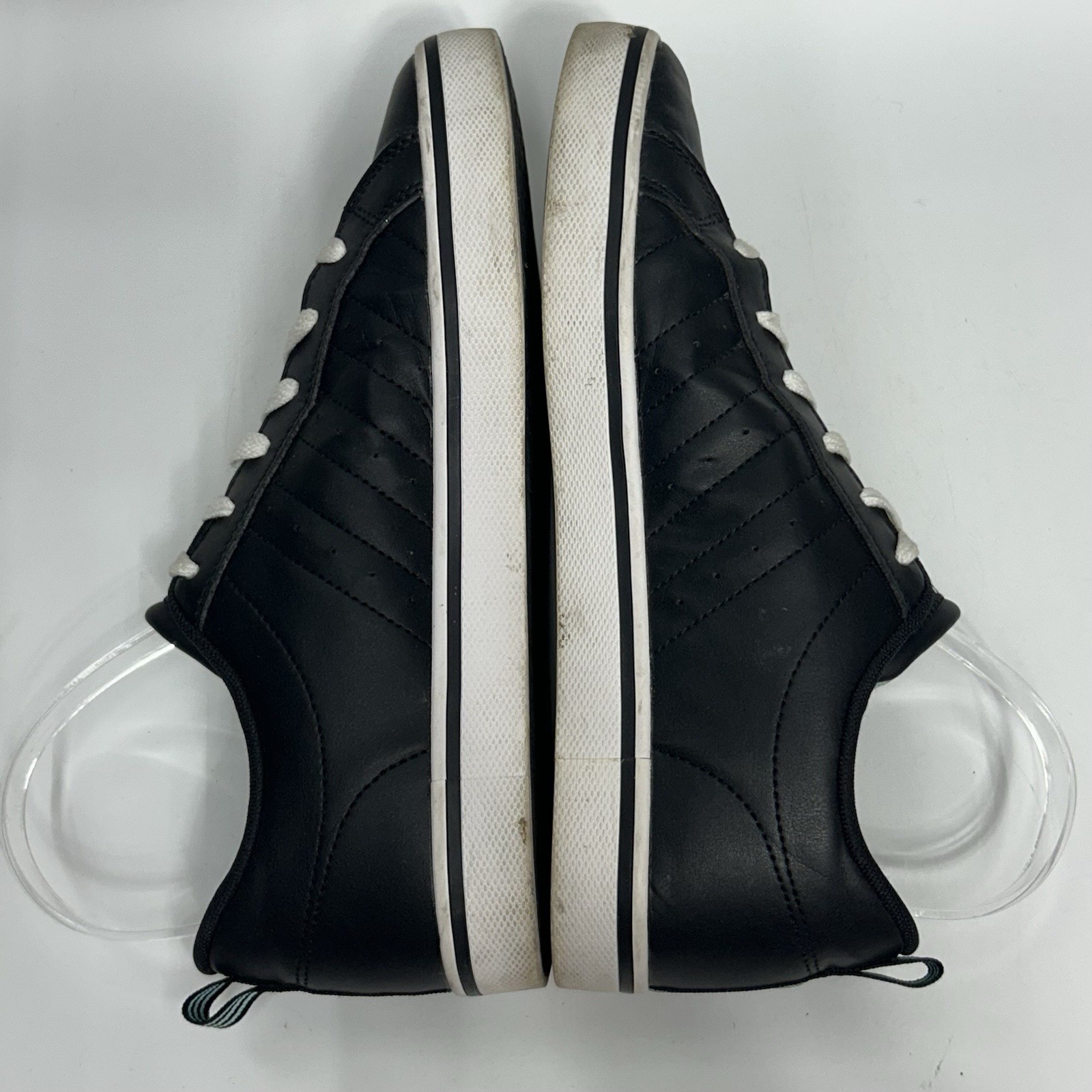 Adidas VS Pace Trainers sneaker Men’s 7 Black White Teal Women’s 8 Unisex