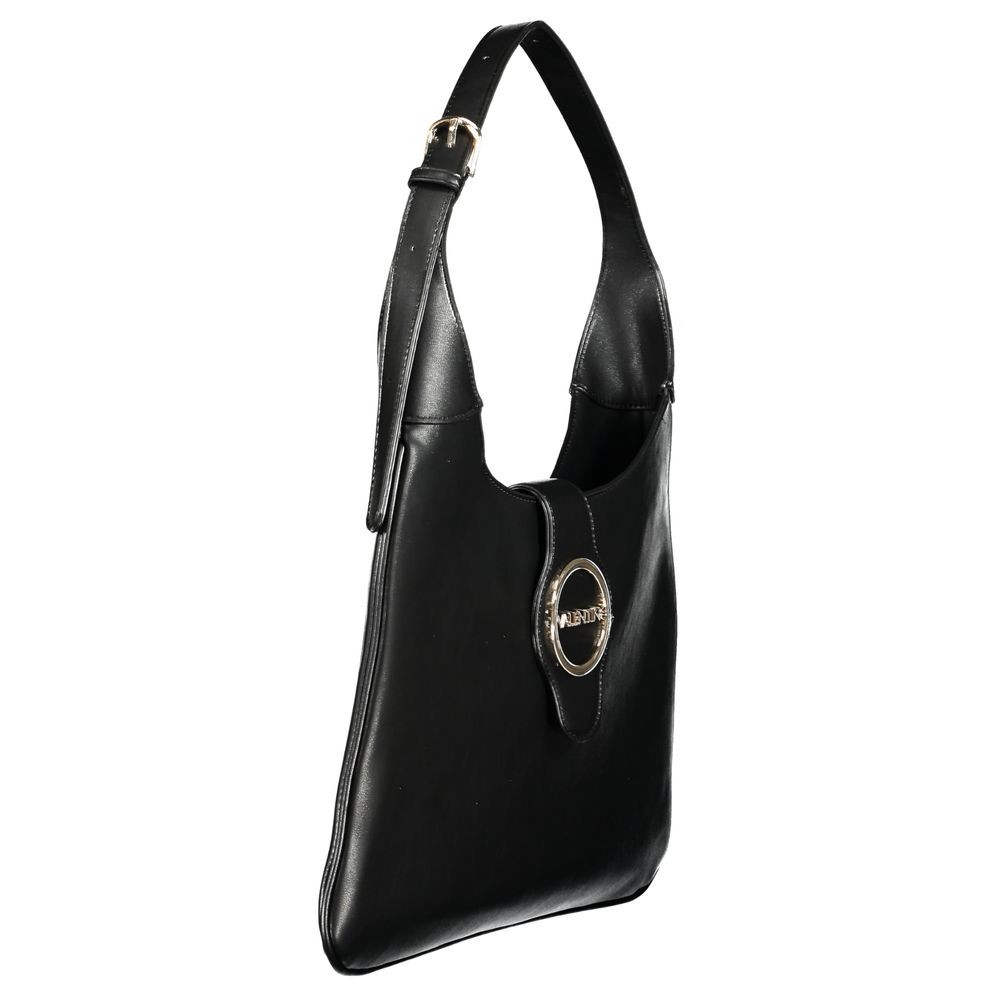 Mario Valentino Nero Polyurethane Women’s Bag 100% Authentic – VA-34689