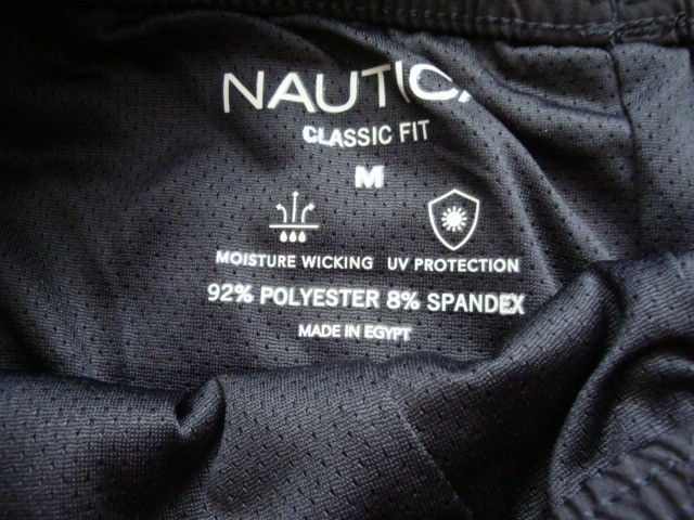 NWT Men’s Nautica Swim Stretch Quick Dry Comfort Liner Shorts Black M