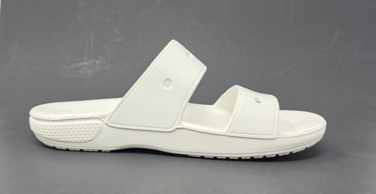 Crocs Classic Two Strap Slide White Men’s 10/Women’s 12 New