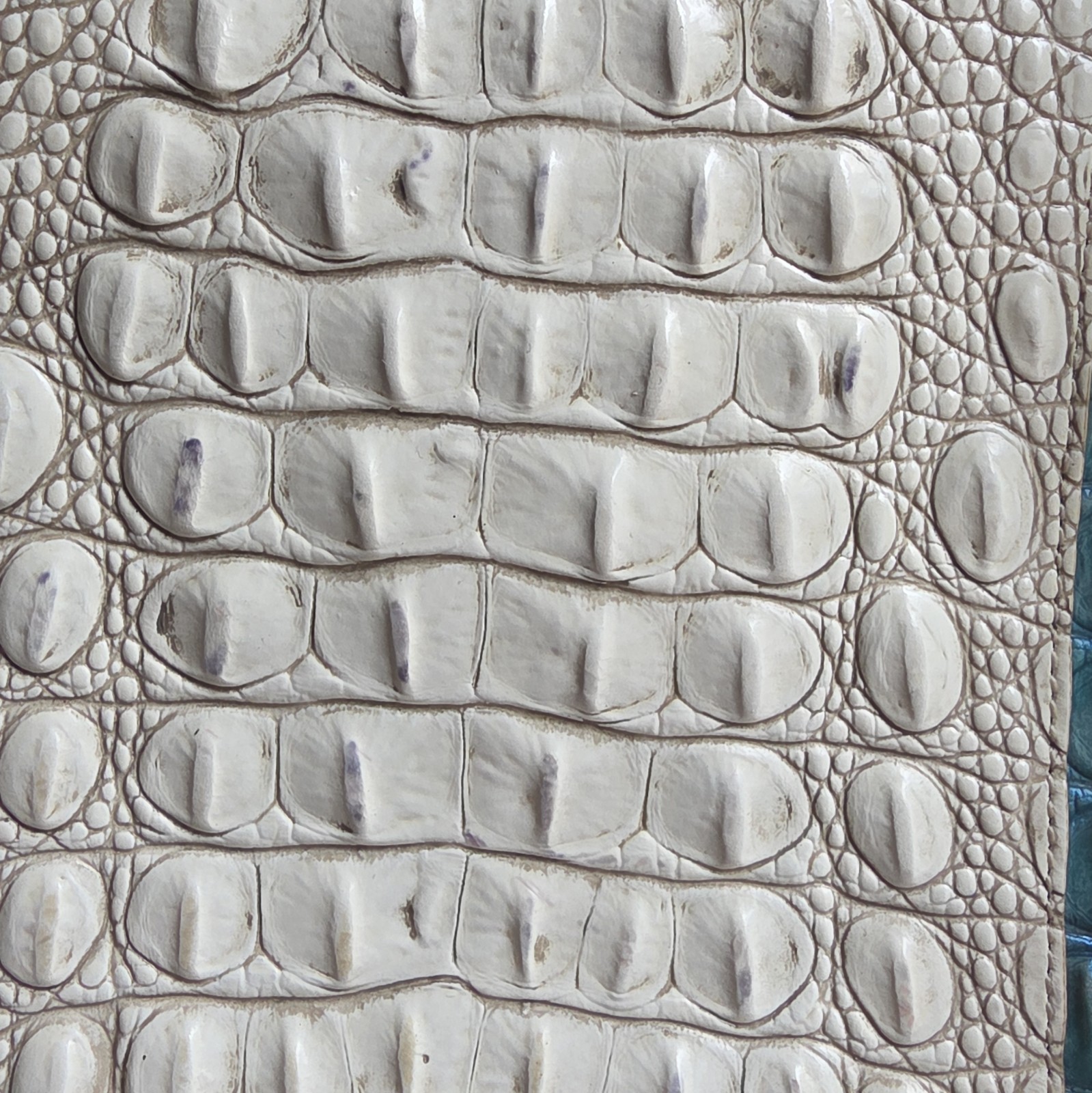 Brahmin Medium Asher Tote Coconut Soraya Melbourne Leather Rare Crocodile White