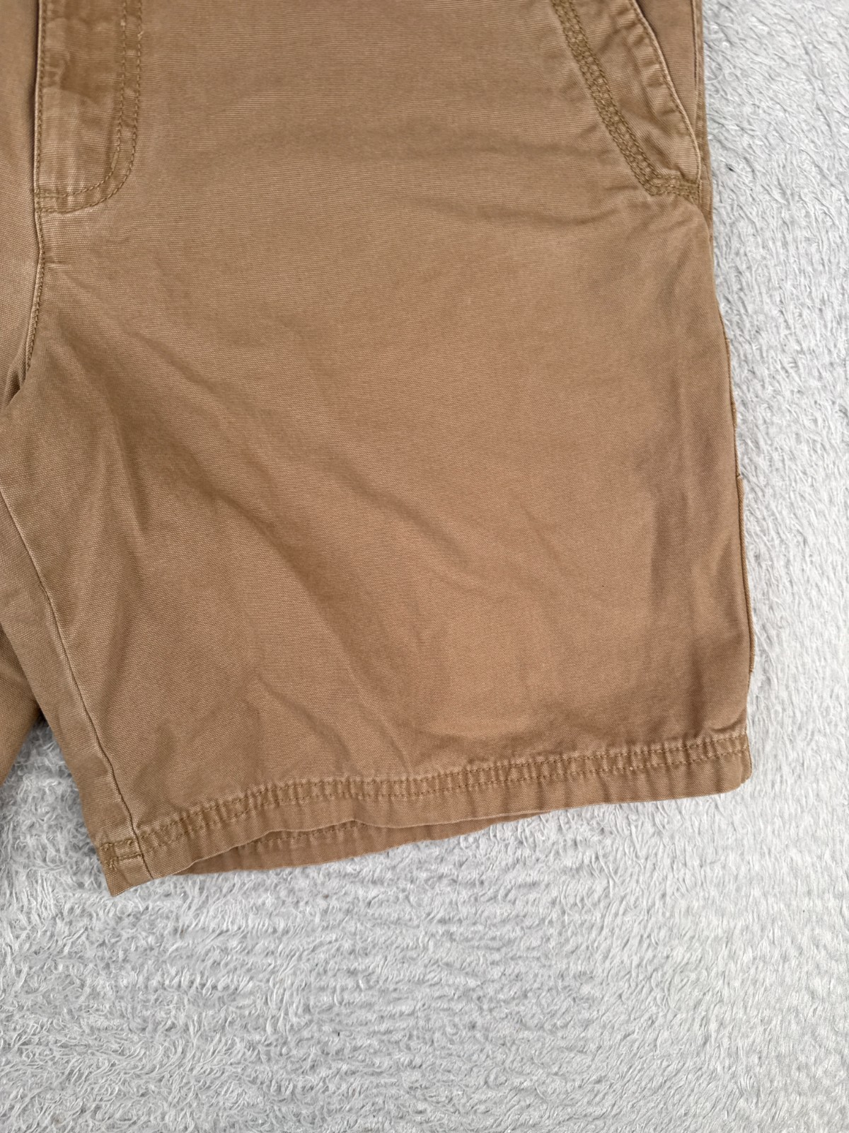 Columbia Shorts Men 36 Brown Cargo 100% Cotton Duck Fabric 9″ Hike Camp Fishing