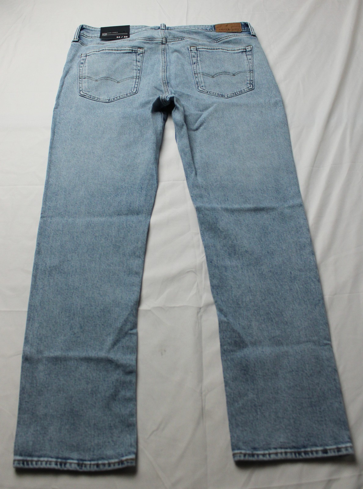 American Eagle Men’s Airflex+ Slim Fit Jeans AC2 Light Wash Size: 34 x 30 NWT
